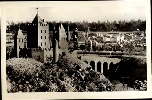 Ak Den Haag Südholland Niederlande, Miniatuurstad Madurodam, Altes Schloss Voordensteyn