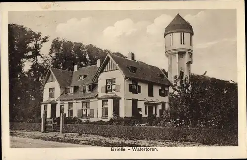 Ak Brielle Südholland, Wasserturm