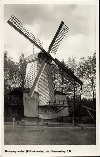 Ak Numansdorp Südholland Niederlande, Houtzaagmolen