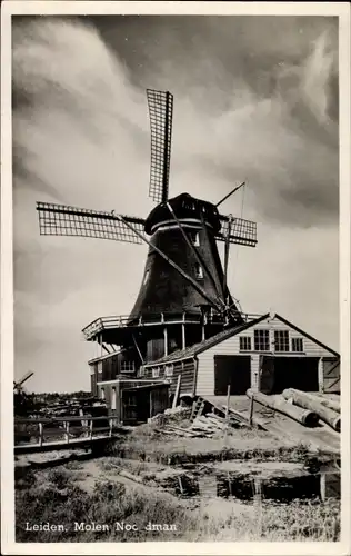 Ak Leiden Südholland Niederlande, Molen Noordman