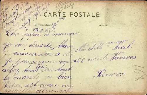 Ak Thaon les Vosges, Vue Generale