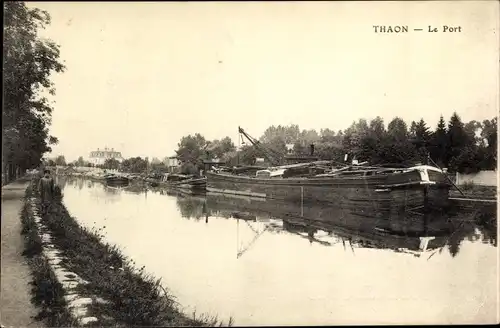 Ak Thaon les Vosges, Le Port