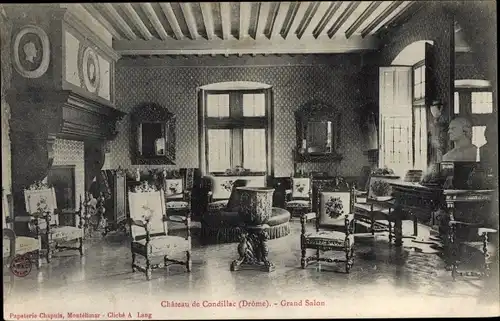 Ak Condillac Drôme, Chateau de Condillac, Grand Salon