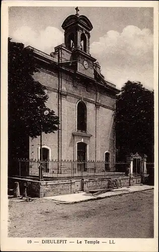 Ak Dieulefit Drôme, Le Temple