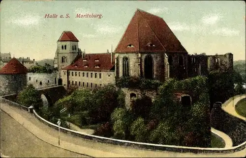 Ak Halle an der Saale, Moritzburg
