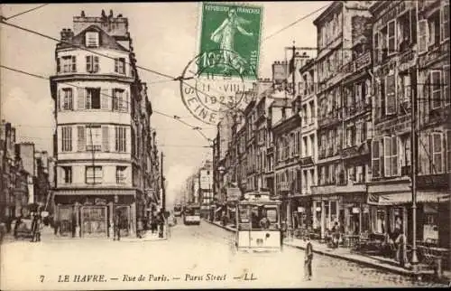 Ak Le Havre Seine Maritime, Rue de Paris