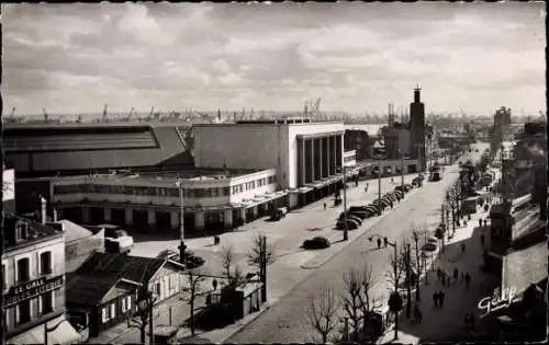 Ak Le Havre Seine Maritime, La Gare, La Côte et l'estuaire de Liberté le bassin de l'Eure