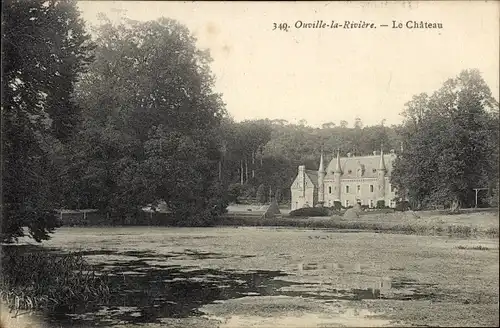 Ak Ouville la Riviere Seine Maritime, Le Château