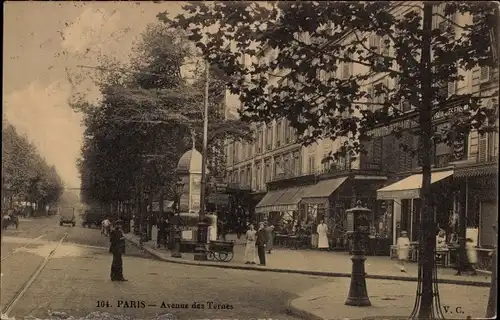 Ak Paris XVII., Avenue des Ternes