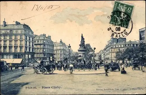 Ak Paris XVII., Place Clichy, Belle Jardiniere