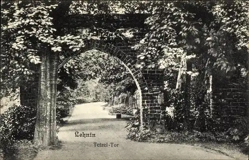 Ak Kloster Lehnin in der Mark, Tetzel Tor