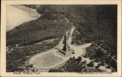 Ak Berlin Wilmersdorf Grunewald, Kaiser Wilhelm Turm auf dem Carlsberg an der Havel