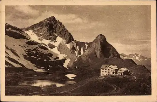 Ak Oberstdorf im Kreis Oberallgäu, Rappenseehütte, Rappenkopf u. - Köpfle