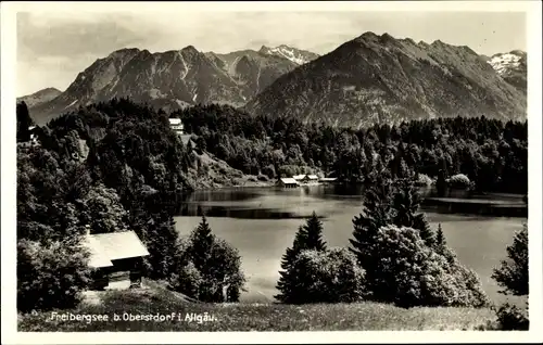 Ak Oberstdorf im Oberallgäu, Freibergsee