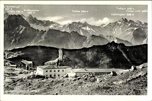 Ak Oberstdorf im Oberallgäu, Nebelhorn