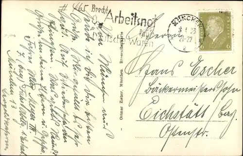 Ak München, Maximilianskirche, Panorama