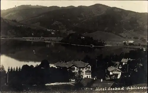 Foto Ak Schliersee in Oberbayern, Hotel Seebad