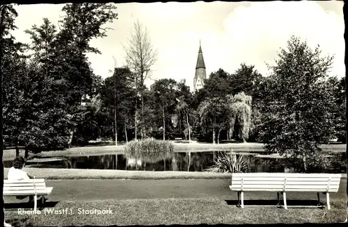 Ak Rheine in Westfalen, Stadtpark