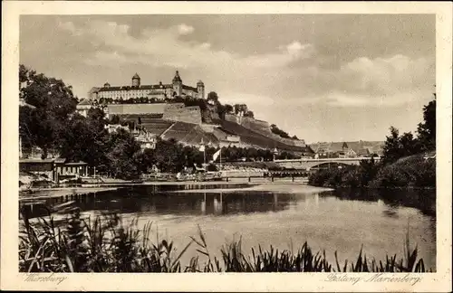 Ak Würzburg am Main Unterfranken, Festung Marienberg
