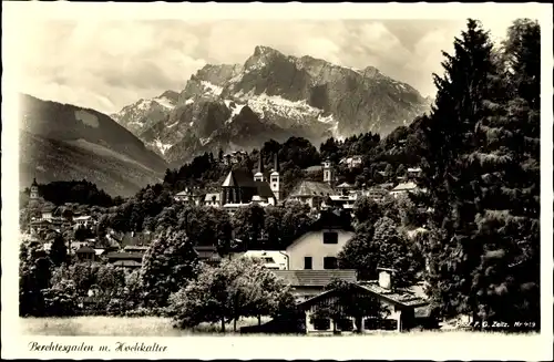 Ak Berchtesgaden in Oberbayern, Teilansicht, Hochkalter
