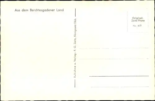 Ak Berchtesgaden in Oberbayern, Teilansicht, Hochkalter