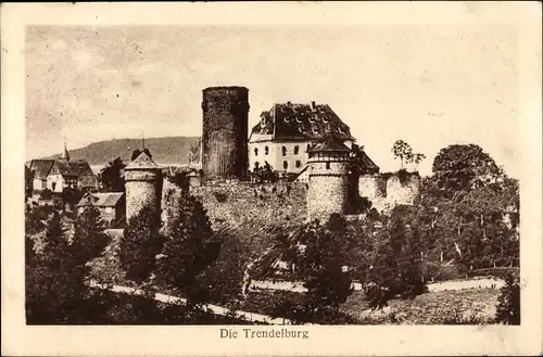 Ak Trendelburg in Nordhessen, Blick auf die Burg