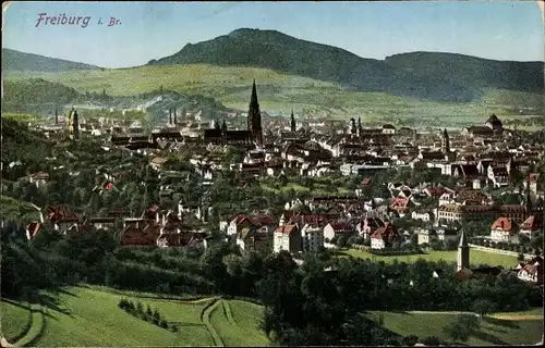 Ak Freiburg im Breisgau, Panorama