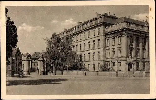 Ak Ansbach in Mittelfranken Bayern, Schloss und Schlosstor