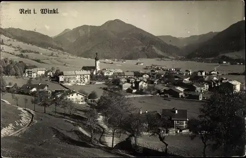 Ak Reit im Winkl Oberbayern, Panorama