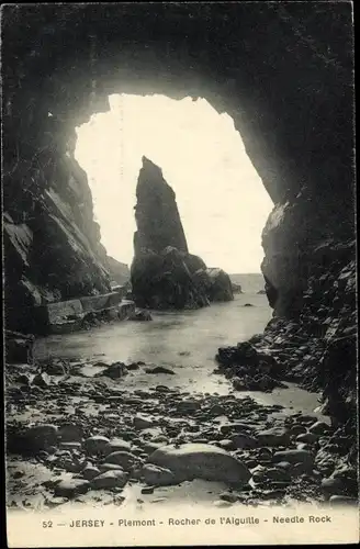 Ak Jersey Kanalinseln, Plemont, The Needle Rock, Rocher de l'Aiguille