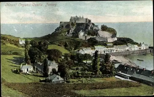Ak Kanalinsel Jersey, Mount Orguell Castle
