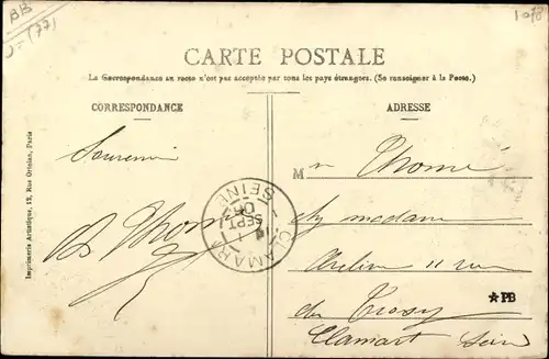 Ak Mormant Seine et Marne, La Mairie