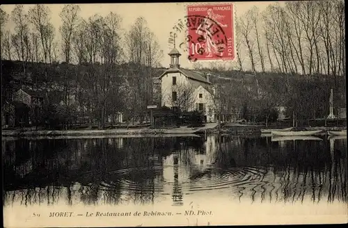 Ak Moret Seine et Marne, Le Restaurant de Robinson