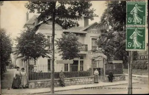 Ak Choisy Le Roi Val de Marne, Restaurant Pompadour