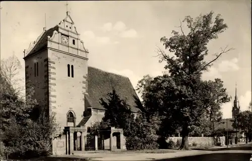 Ak Coswig in Sachsen, Alte Kirche