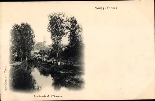 Ak Toucy Yonne, Les Bords de l´Ouanne