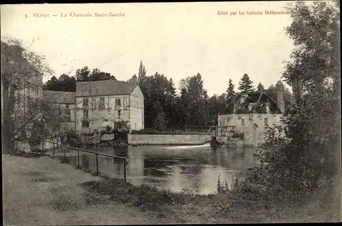 Ak Olivet Loiret, La Chaussee Saint Santin