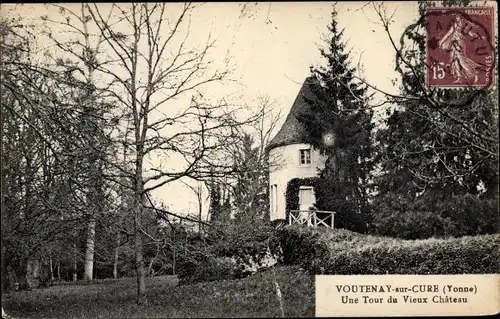 Ak Voutenay sur Cure Yonne, Une Tour du Vieux Château