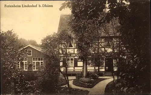 Ak Dhünn Wermelskirchen im Bergischen Land, Ferienheim Lindenhof