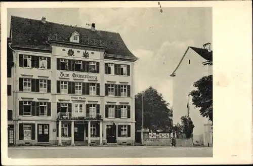 Ak Konstanz, Gasthaus Zum Grünenberg vormals der Schwarze Hof