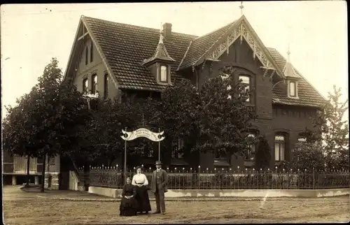 Foto Ak Hedersdorf Schnaittach in Mittelfranken, Baugeschäft Wilhelm Hinrichs Maurermeister