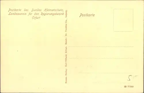 Ak Erfurt in Thüringen, Am Dämmchen, Winter