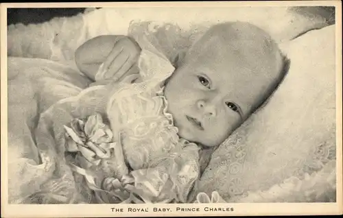 AK The Royal Baby, Prince Charles, Britisches Königshaus