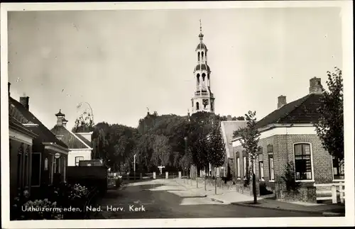 Ak Uithuizermeeden Groningen Niederlande, Ned Herv Kerk