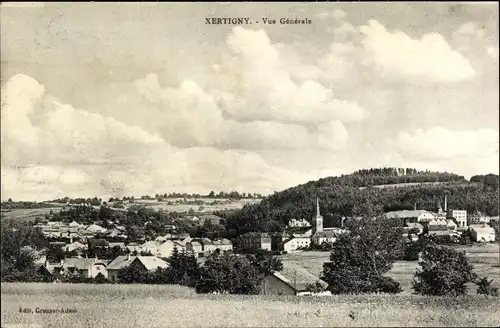 Ak Xertigny Vosges, Vue Generale