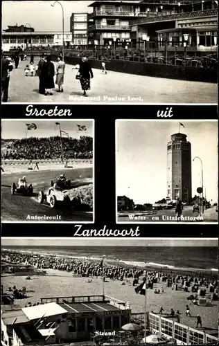 Ak Zandvoort Breezand Hollands Kroon Nordholland Niederlande, Boulevard Paulus Loot, Autocircuit