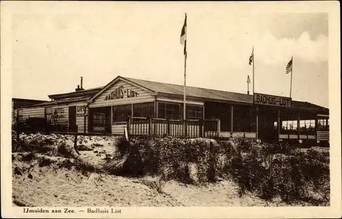 Ak IJmuiden aan Zee Nordholland, Badhuis List