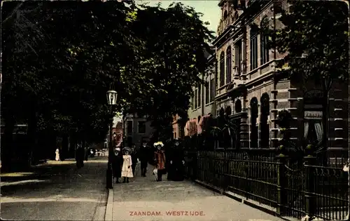 Ak Zaandam Zaanstad Nordholland, Westzijde