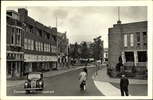 Ak Zaandam Zaanstad Nordholland, Wilhelminastraat