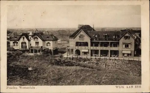 Ak Wijk aan Zee Beverwijk Nordholland Niederlande, Pension Westerduin